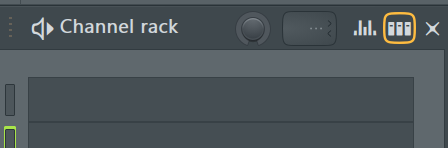 toggle button for step sequencer & piano roll preview